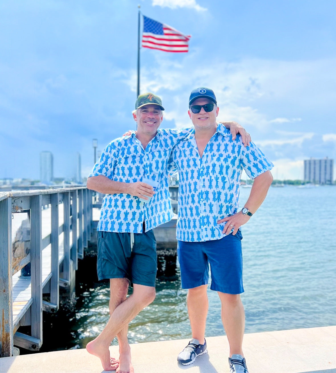 Blue Alligator Men's Shirt