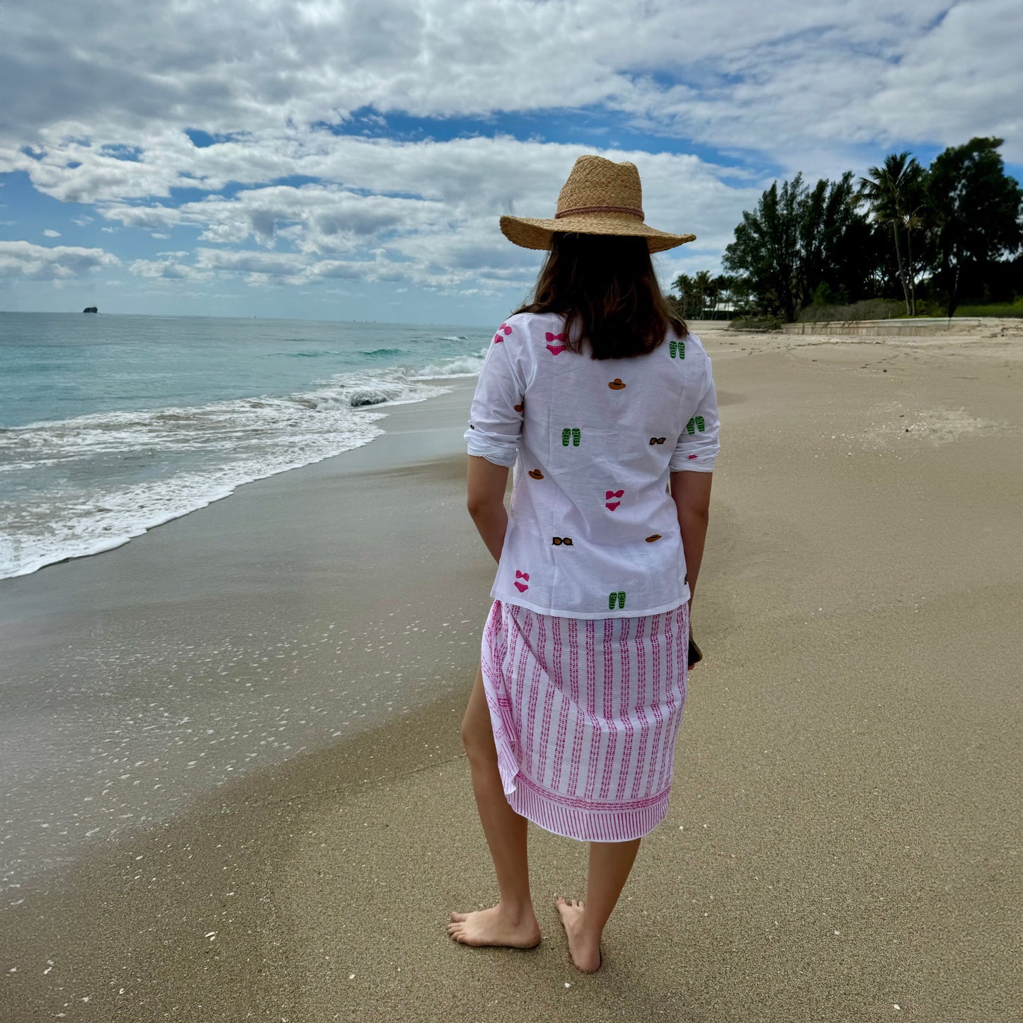 Fish Stripe Sarong