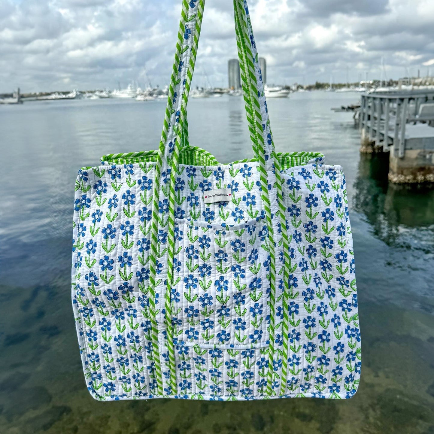 Morning Glory Happy Flower Tote