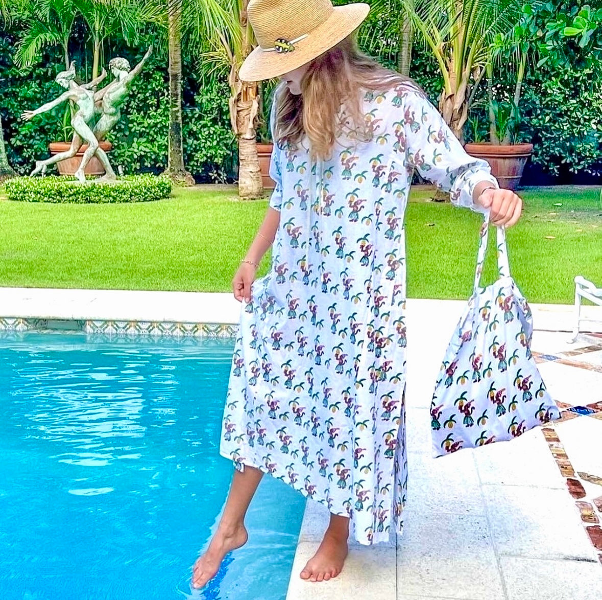 Aloha Monkey Long Cover Kurta
