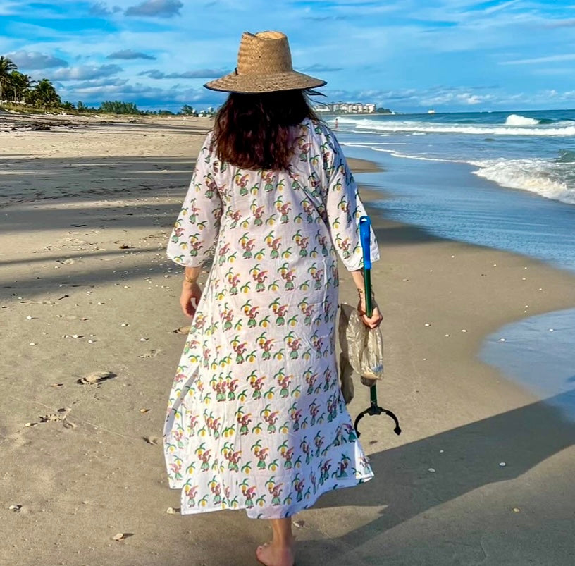 Aloha Monkey Long Cover Kurta