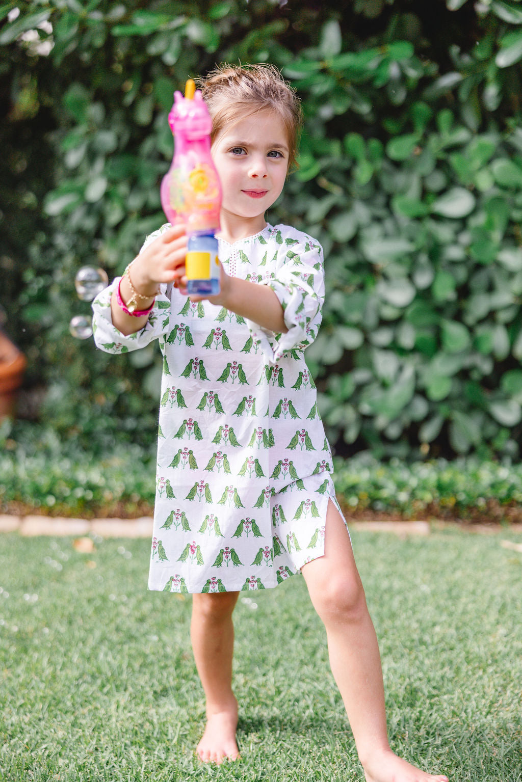 Parrots In Love Children's Kurta