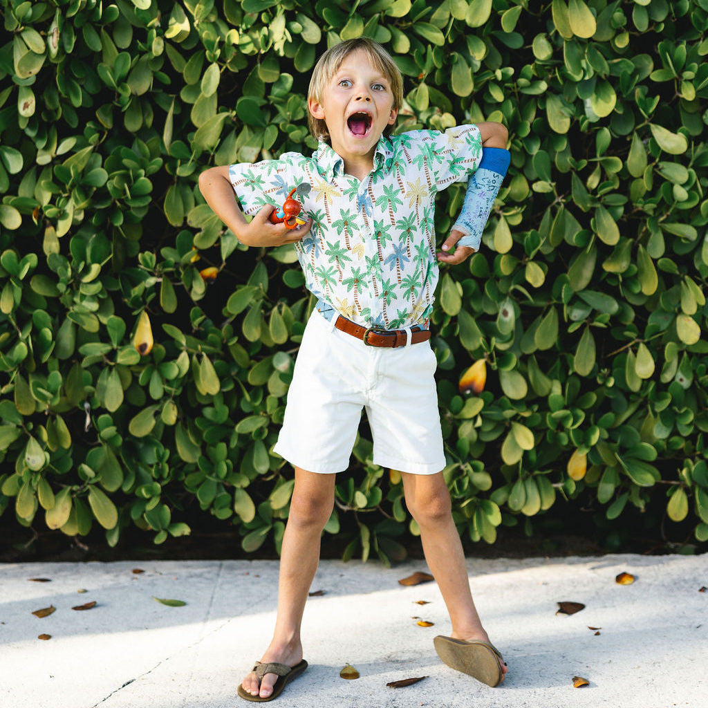 Dolphin Road Palm Tree Boy’s Shirt
