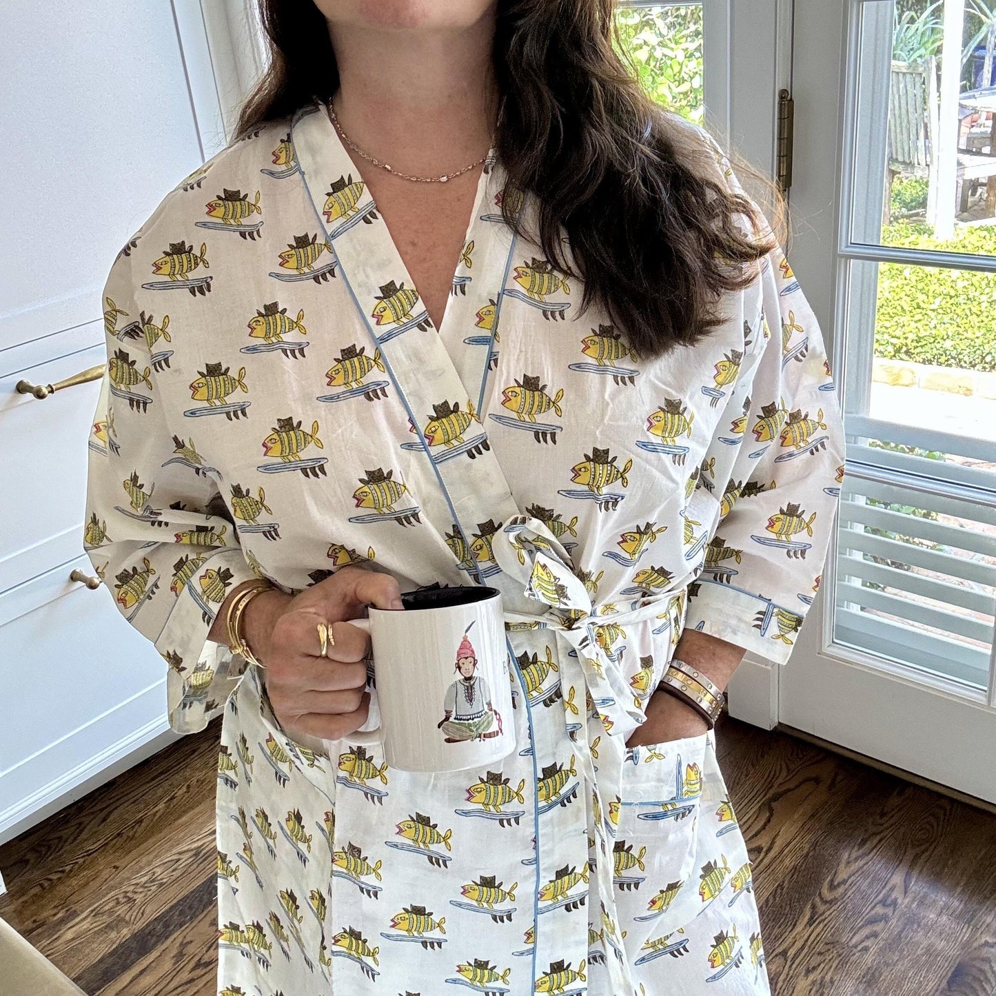 Surfing Fish Women's Robe