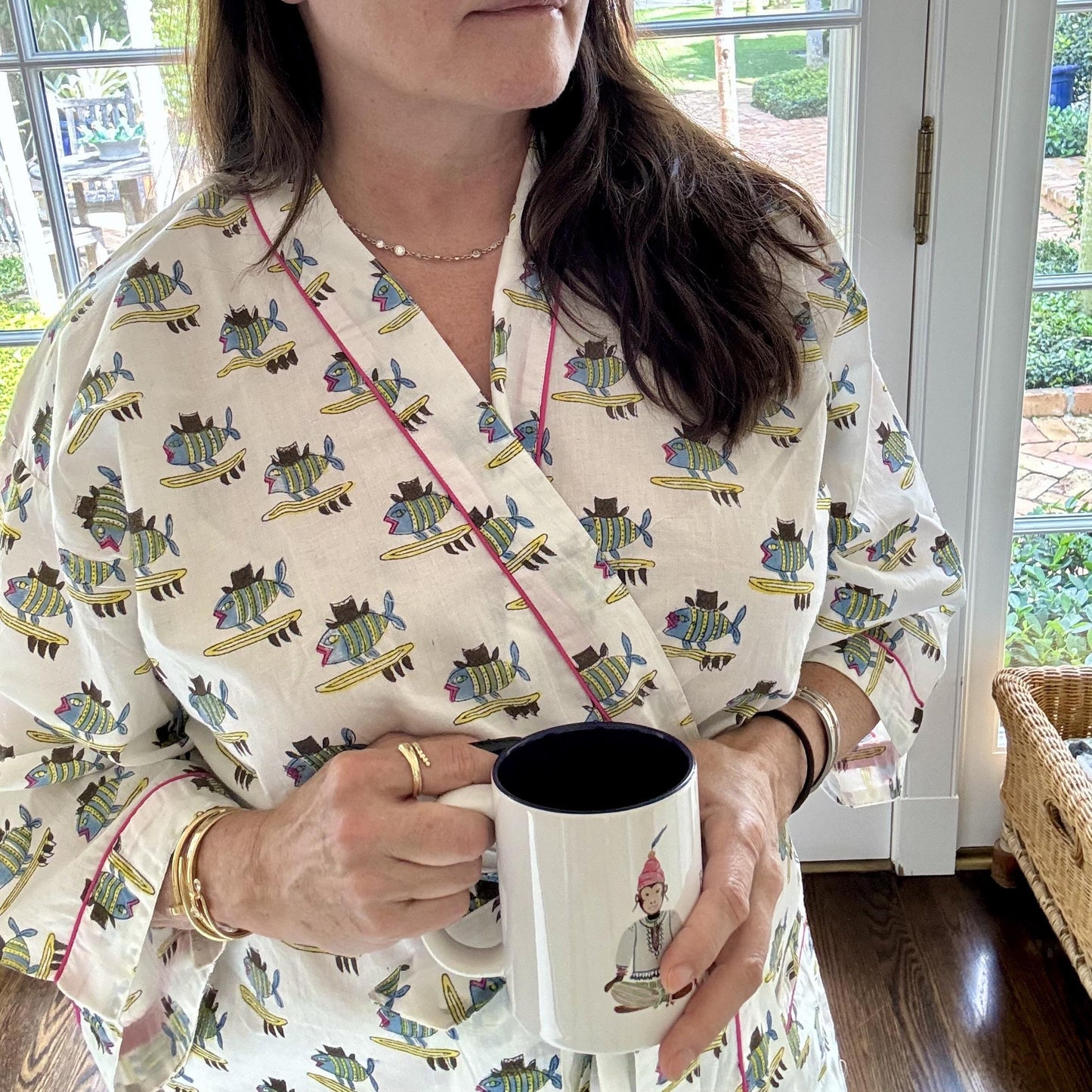 Surfing Fish Women's Robe