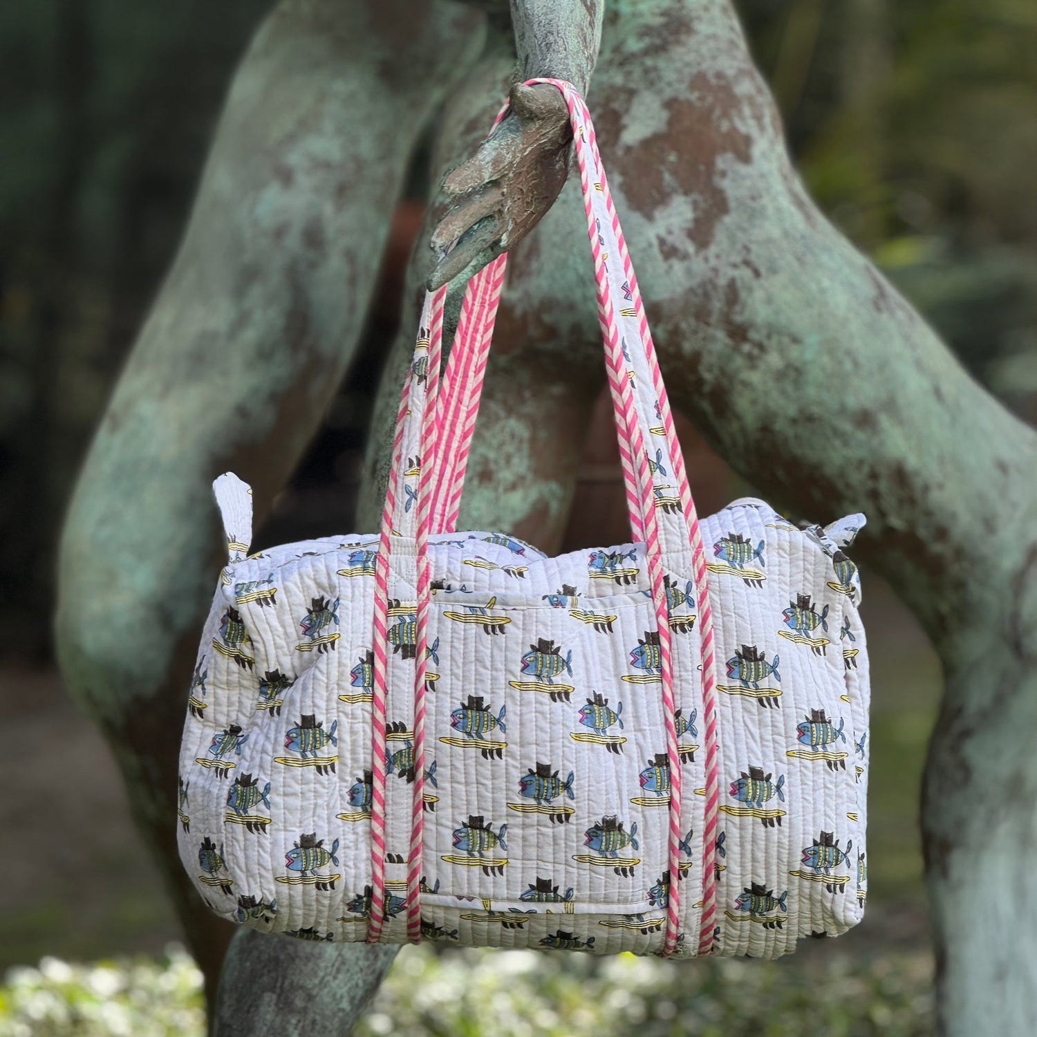 Quilted Zippered Carry All