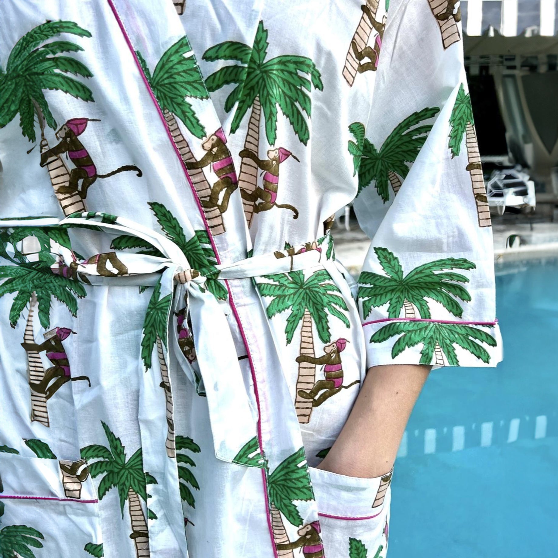 Climbing Monkey Women's Robe – The Barefoot Monkey