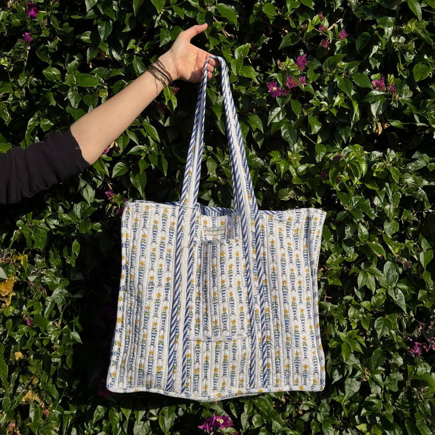 Follow The Sun Quilted Tote