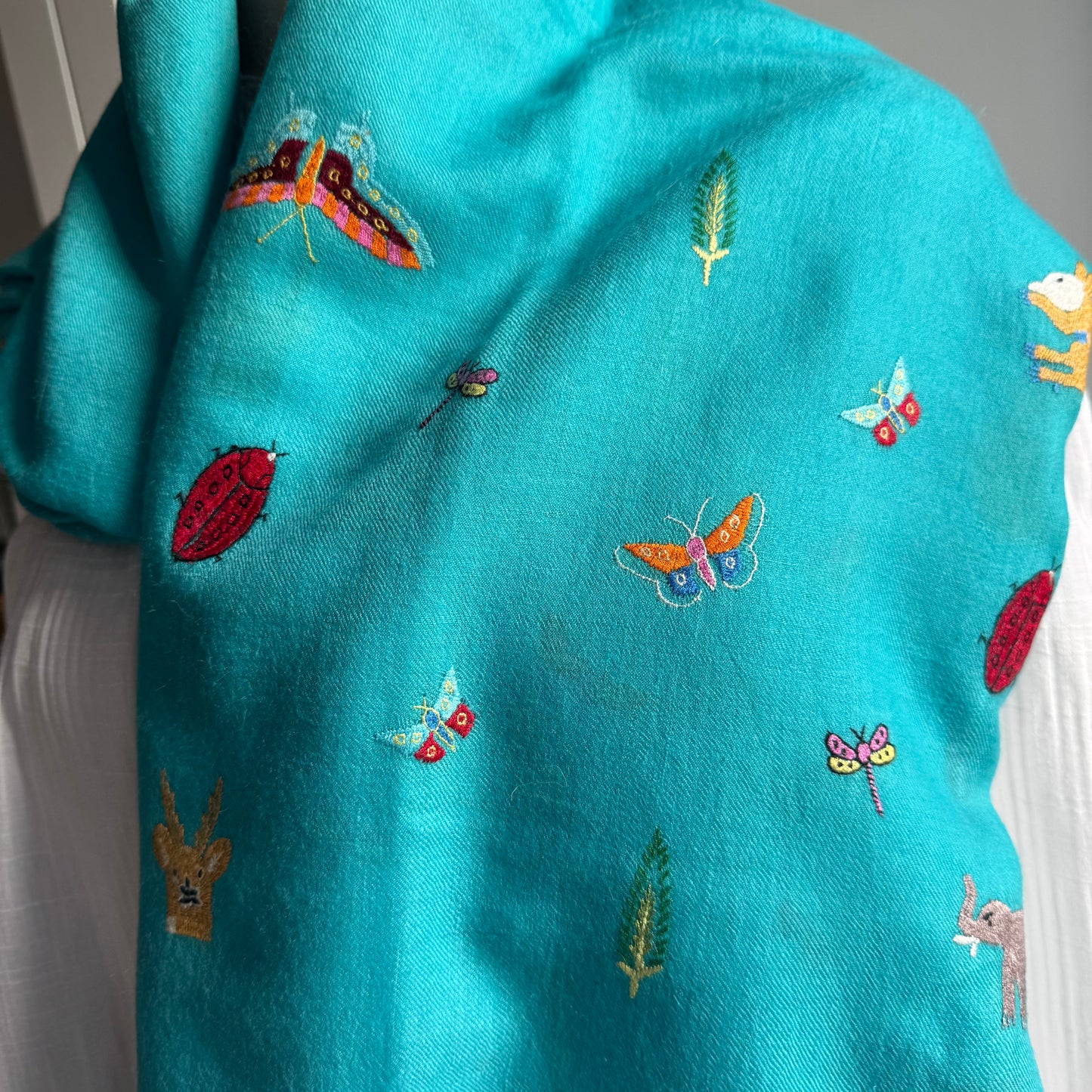 Hand Embroidered Pashmina