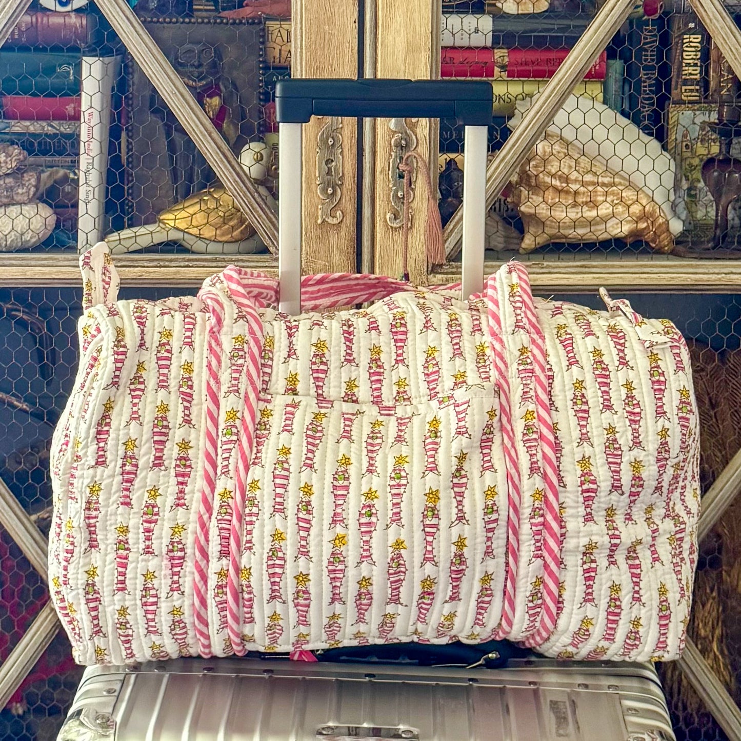 Follow the Sun Quilted Duffle Carry All