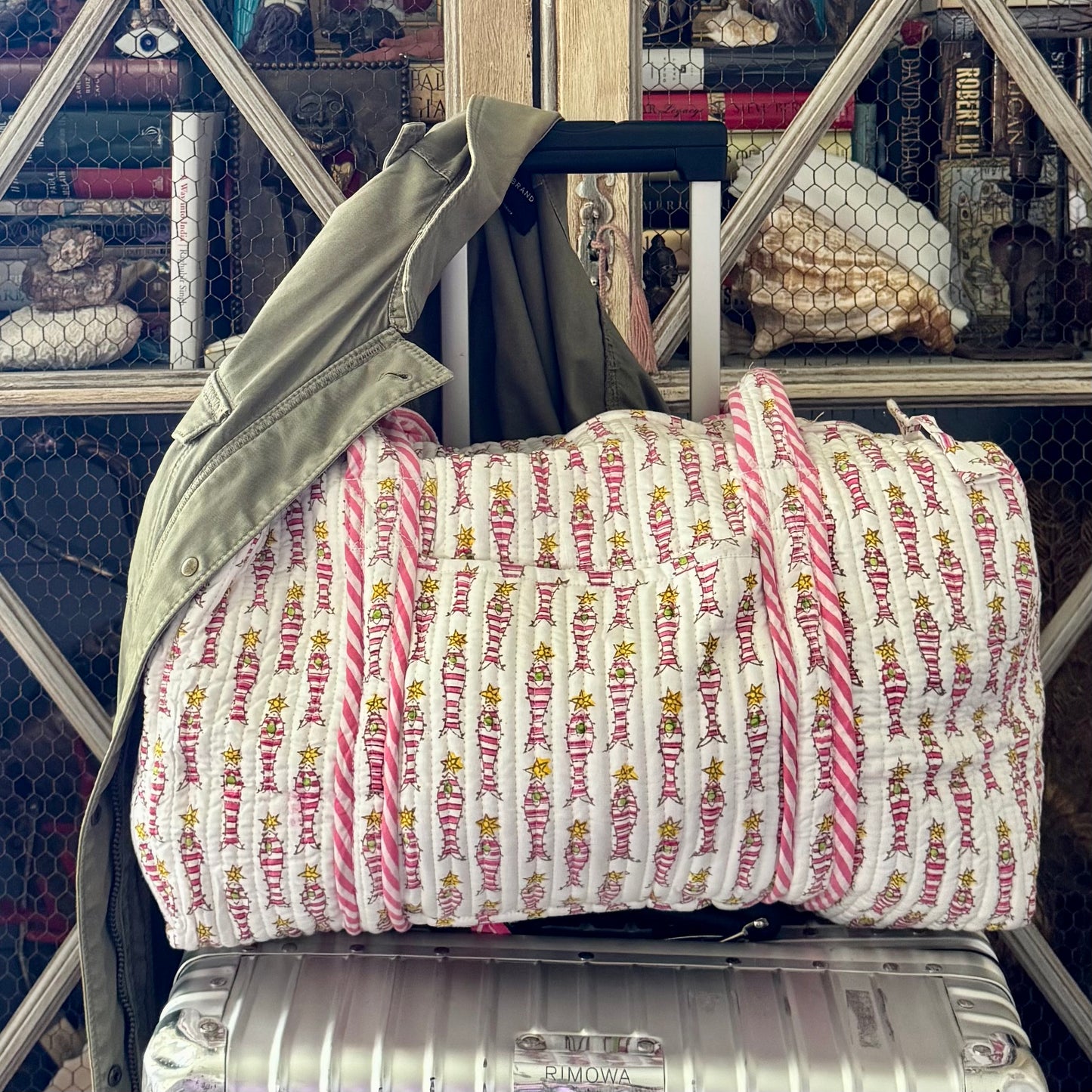 Follow the Sun Quilted Duffle Carry All