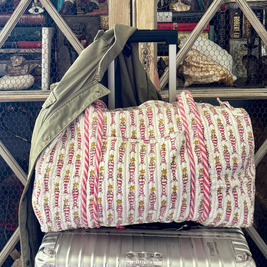 Follow the Sun Quilted Duffle Carry All