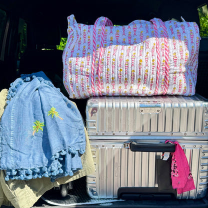 Follow the Sun Quilted Duffle Carry All