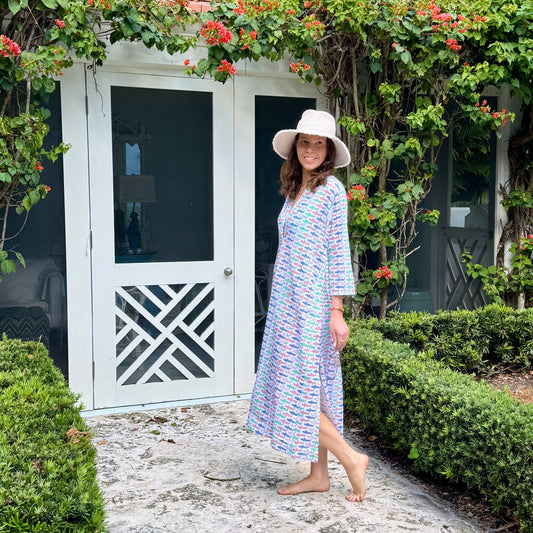 Multi Shark Cotton Cover Up