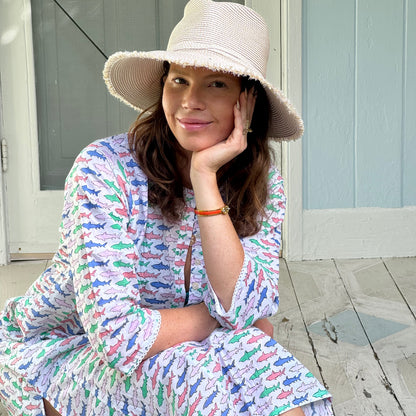 Multi Shark Cotton Cover Up