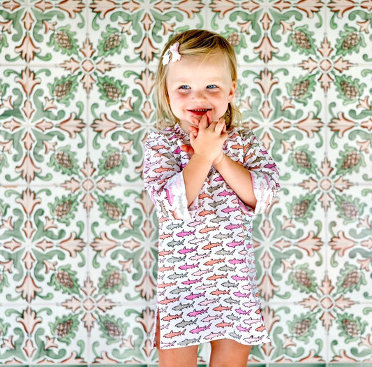 Multi Shark Children’s Kurta