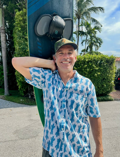 Blue Alligator Men's Shirt