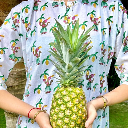 Aloha Monkey Long Cover Kurta