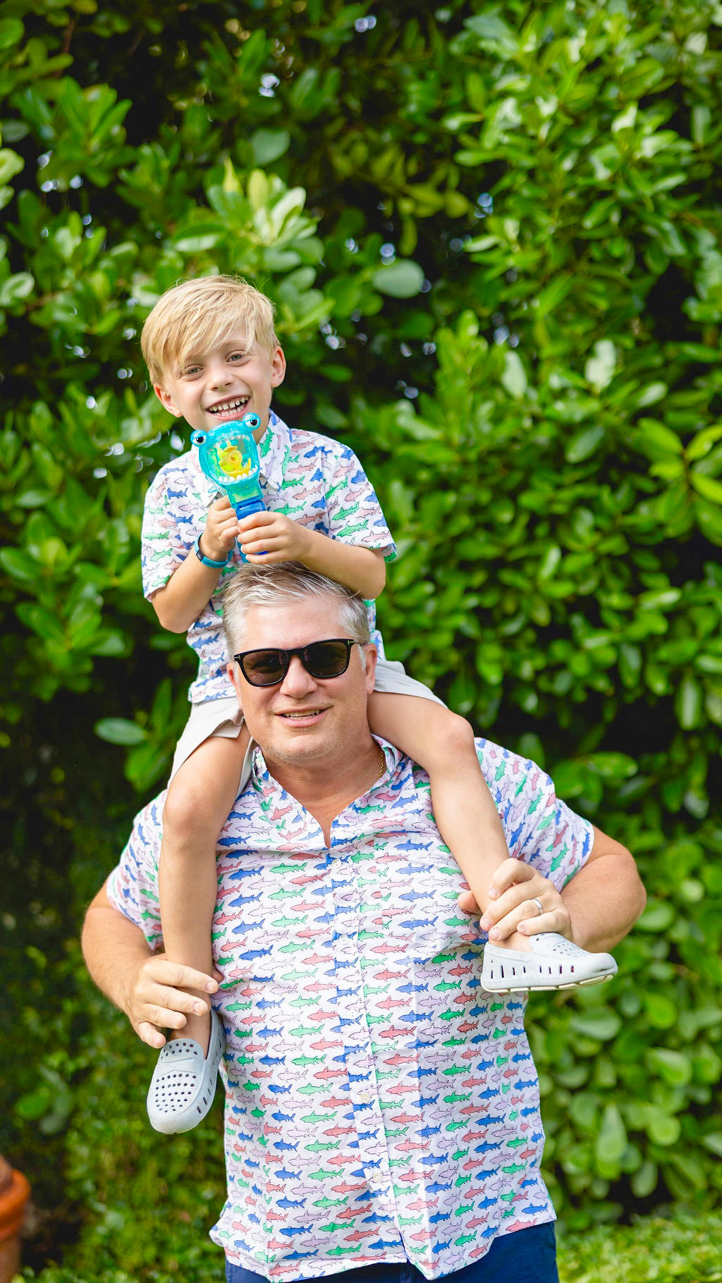 Multi colored Shark Boy's Shirt