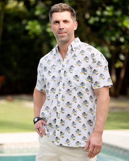Surfing Fish Men's Shirt