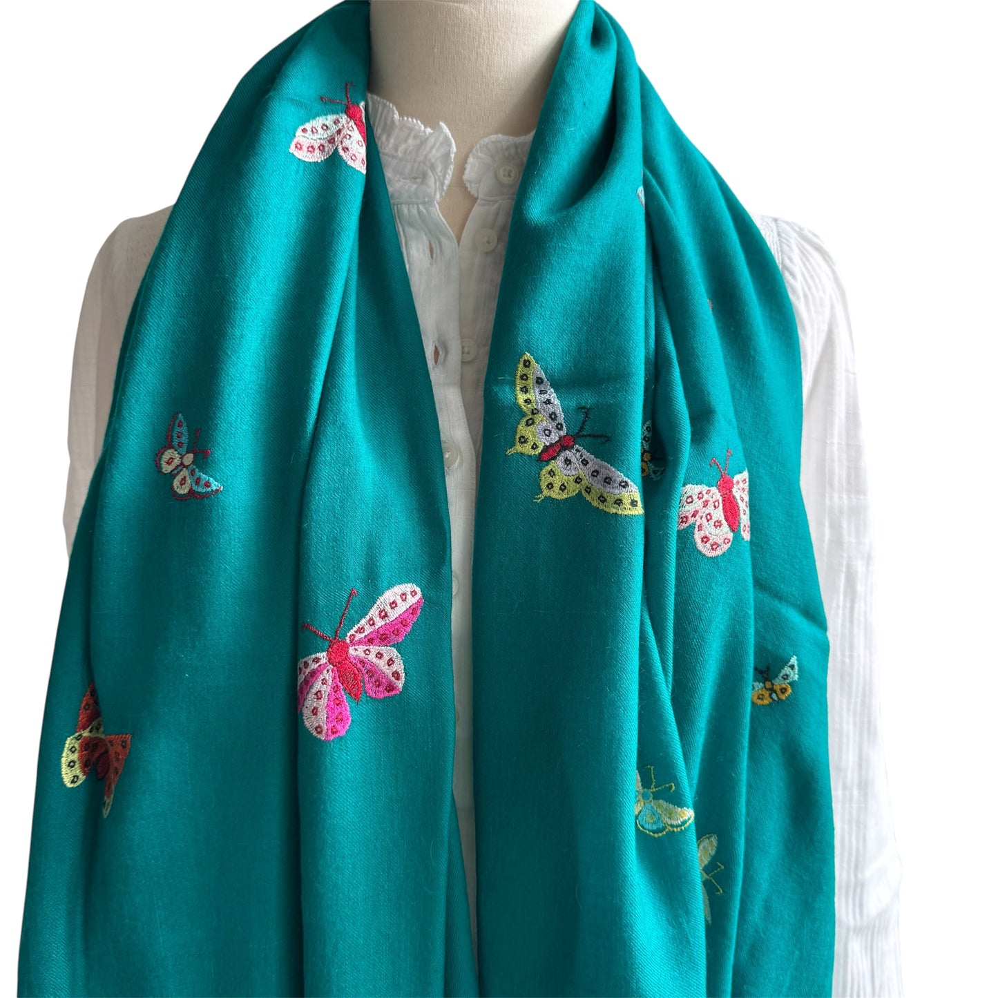 Hand Embroidered Pashmina
