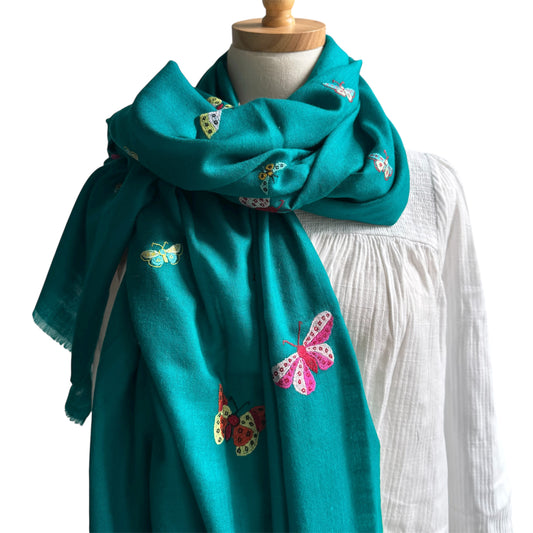 Hand Embroidered Pashmina