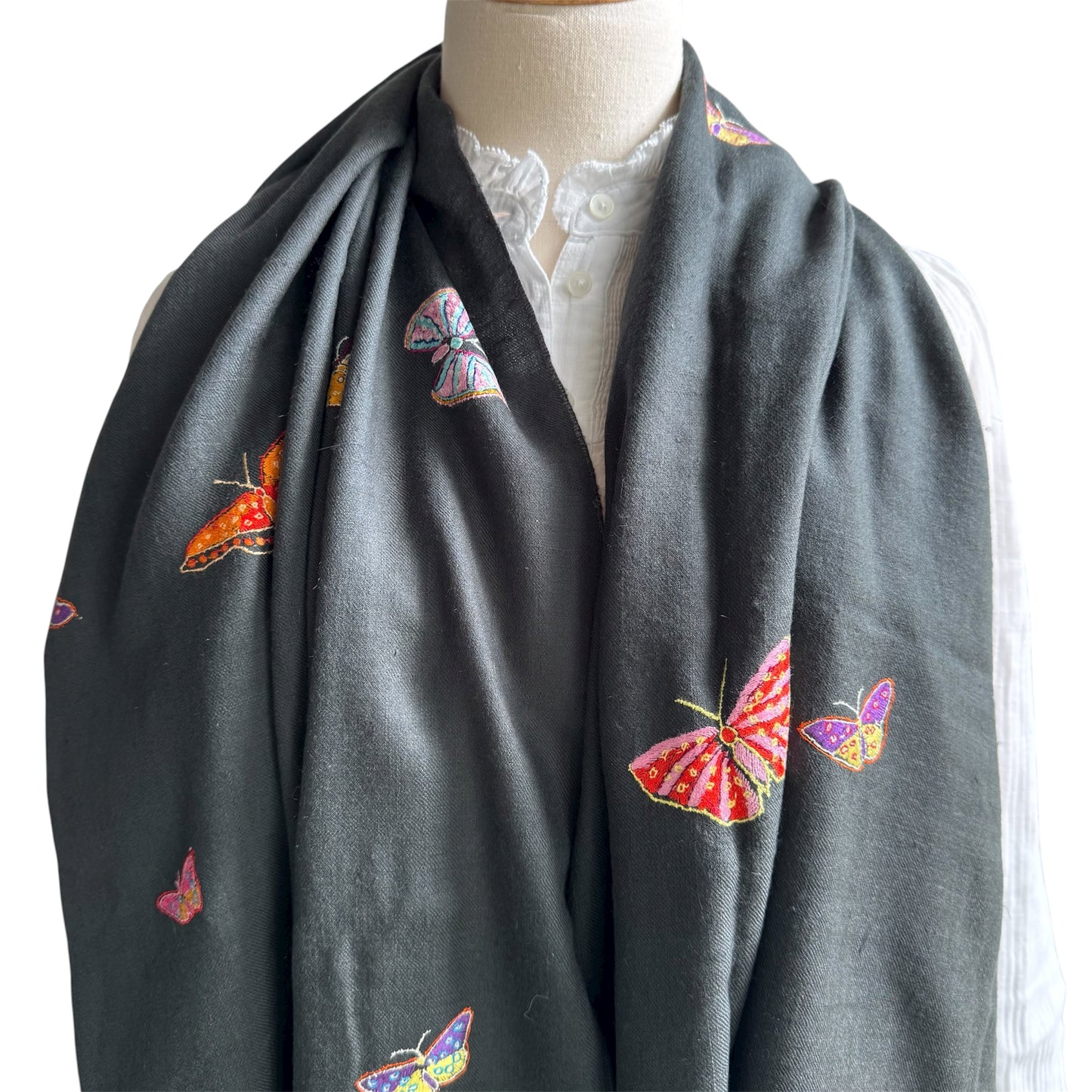 Hand Embroidered Pashmina