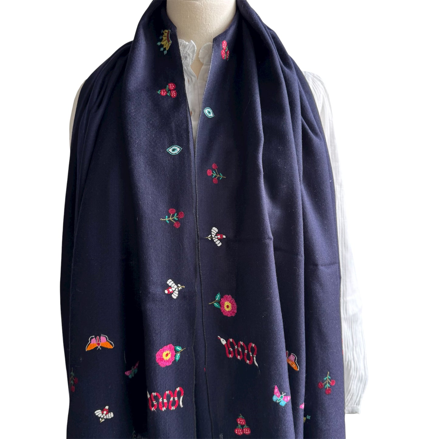 Hand Embroidered Pashmina