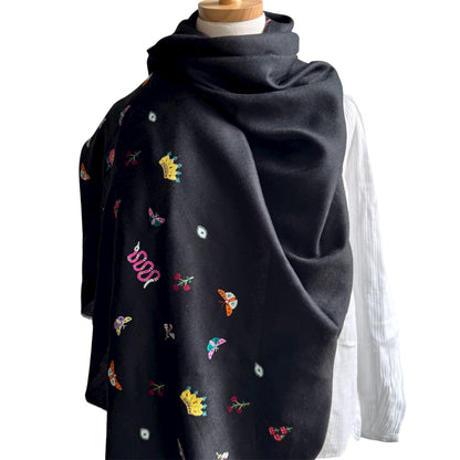 Hand Embroidered Pashmina