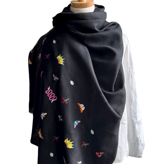 Hand Embroidered Pashmina