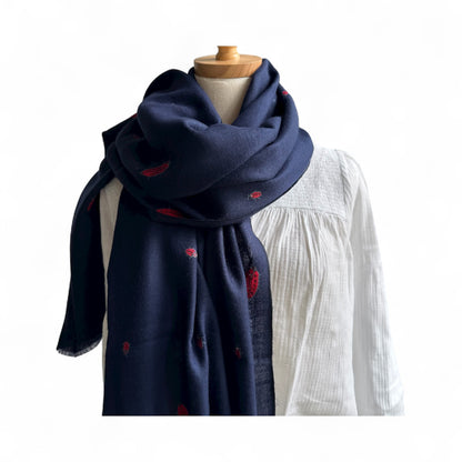 Hand Embroidered Pashmina