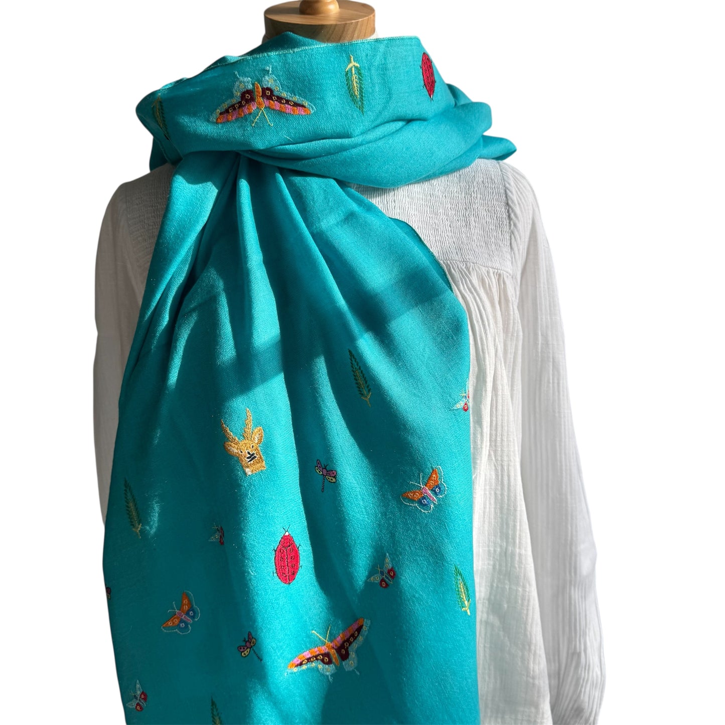 Hand Embroidered Pashmina
