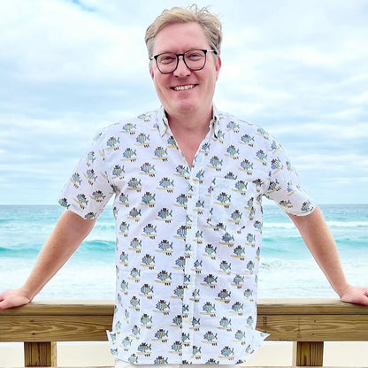 Surfing Fish Men's Shirt